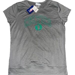 Boston Celtics NBA Basketball Women’s Size Medium Short Sleeve Top Gray C-2